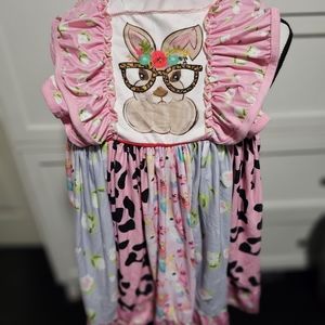 Girls bunny dress
